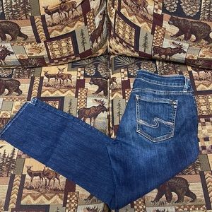 Skinny Crop Silver Jeans